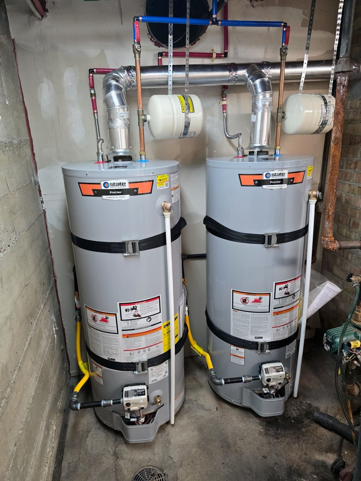 Water heater installation