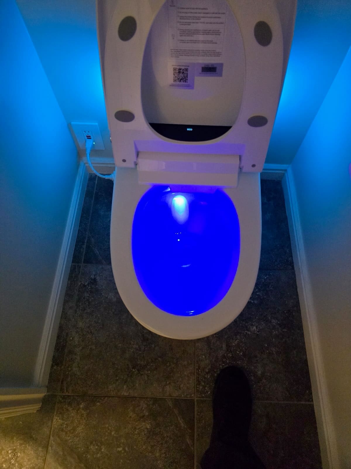 Smart toilet installation